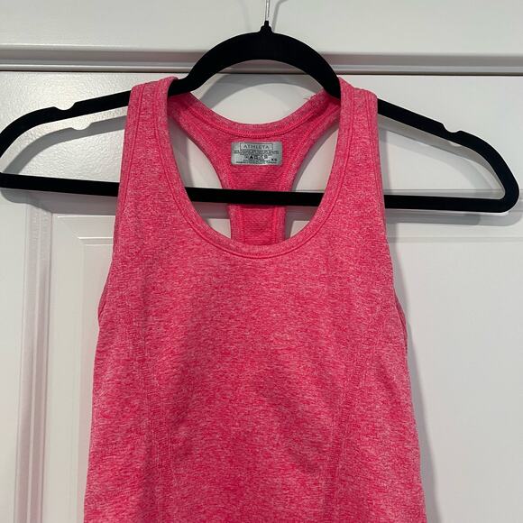Athleta‎ Women's Razorback Tank Heathered Pink Size XS - Picture 3 of 9